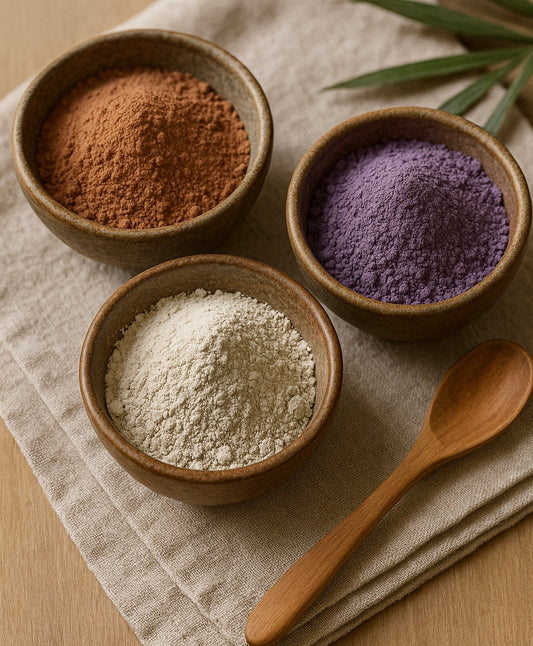 Clay Benefits for Skin: Rhassoul, Purple, and Kaolin in Every Bar
